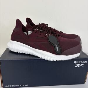 REEBOK Women's Flexagon 3.0 Athletic Work Shoe RB429 Burgundy Sneakers Size 12M‎